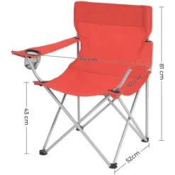 Songmics Klappstuhl GCB01RD, Faltbar, 2 Stück, Metall/Stoff, Rot, Bis 120 Kg -Songmics Verkaufsgeschäft b3f54d9c3af72917113764aab1f9799c9355f088 klappstuhl songmics gcb01rd faltbar 2 stueck