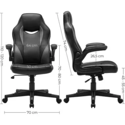 Songmics Gaming-Stuhl OBG064B03, Schwarz / Grau, Kunstleder, Belastbar Bis 150 Kg 15 Songmics Gaming-Stuhl OBG064B03, Schwarz / Grau, Kunstleder, Belastbar Bis 150 Kg -Songmics Verkaufsgeschäft b46a9ff9d0aa6f93802d4e3d2bd5688fff5399e2 gaming stuhl songmics obg064b03