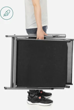 SONGMICS Sonnenliege, Klappbar, Liegestuhl Mit 6 Cm Dicker Matratze, Abnehmbares Kopfkissen, Aus Rostfreiem Aluminium, Atmungsaktiv, Komfortabel, Verstellbar, Bis 150 Kg Belastbar, Schwarz GCB24BK -Songmics Verkaufsgeschäft b9ac49acc93806b8ef6d3d4b113f5038