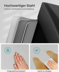 SONGMICS Mülleimer 24L, Edelstahl Abfalleimer Mit Inneneimer 3 X 8L 3-in-1Treteimer Trennsysteme LTB24L 15 SONGMICS Mülleimer 24L, Edelstahl Abfalleimer Mit Inneneimer 3 X 8L 3-in-1Treteimer Trennsysteme LTB24L -Songmics Verkaufsgeschäft b9cb6542c45807132ba007b932c9a2d9