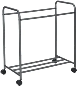 Wäschekörbe Mit 3 Taschen Grau Eisen Polyester 144 L Faltbar 3 ×44 L Wäschesortierer Wäschebox Wäschewagen Wäschesammler SONGMICS LSF003GS -Songmics Verkaufsgeschäft b9f6145b8593f15a63cb18595250fd37