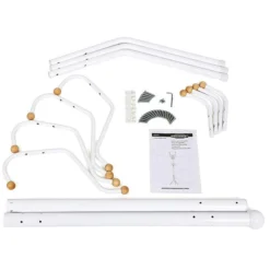 Songmics Garderobenständer RCR19W, Mit 12 Haken, Metall, Weiß -Songmics Verkaufsgeschäft c2f1c01d042602dc88efe1a65b4aa268490c6927 garderobenstaender songmics rcr19w