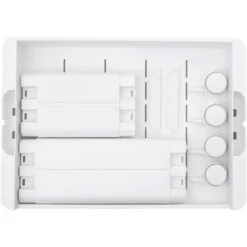 Songmics Küchenwagen KSC01WT, Mit Rollen, Weiß, 45 X 70 X 32cm, Aus Kunststoff -Songmics Verkaufsgeschäft cba52c44c09960ed4a9e8fc1cfbc9d493e116a15 kuechenwagen songmics ksc01wt mit rollen