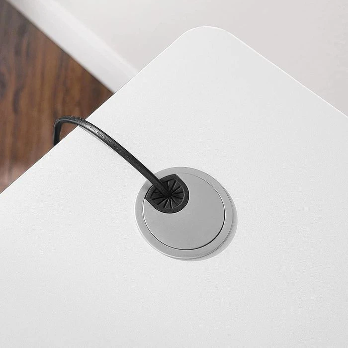 Songmics Schreibtisch LSD012W01, Weiß, Elektrisch Höhenverstellbar, 140 X 73-114 X 70cm 7 Songmics Schreibtisch LSD012W01, Weiß, Elektrisch Höhenverstellbar, 140 X 73-114 X 70cm - Image 7