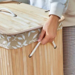 Songmics Wäschekorb LCB64Y, Natur, Mit 2 Fächern, Aus Bambus, Faltbar, 52 X 62,5 X 32 Cm, 100 Liter 12 Songmics Wäschekorb LCB64Y, Natur, Mit 2 Fächern, Aus Bambus, Faltbar, 52 X 62,5 X 32 Cm, 100 Liter -Songmics Verkaufsgeschäft d0bbd14c4c407c8847ad77d2e49172579fedc033 waeschekorb songmics lcb64y natur mit 2 faechern