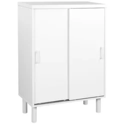 Songmics Schuhschrank LHS052W01, Weiß, Aus Holz, Für 16 Paar, 70 X 100 X 35cm