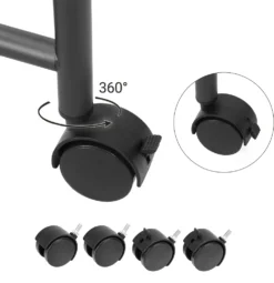 SONGMICS Wäschekorb Mit 4 Fächern 140 L Eisengestell 4 ×35 L Wäschewagen Wäschebehälter Auf Rollen Wäschesortierer Grau LSF005GS -Songmics Verkaufsgeschäft e3367492d93156304b2b840b95489068