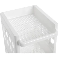 Songmics Küchenwagen KSC02WT, Mit Rollen, Weiß, 27,5 X 74,5 X 32,5cm, Aus Kunststoff -Songmics Verkaufsgeschäft e4aab037148e0b9d1c2d61a3e5ce7a00dcfc58a9 kuechenwagen songmics ksc02wt mit rollen