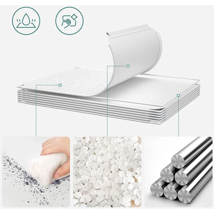 Songmics Bücherregal LPC906W01, Für Kinder, Aus Kunststoff, 153 X 153 X 31cm, 16 Fächer 6 Songmics Bücherregal LPC906W01, Für Kinder, Aus Kunststoff, 153 X 153 X 31cm, 16 Fächer - Image 6