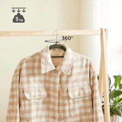 Songmics Kleiderbügel CRF20V, Mit Samt, Aus Kunststoff, Grau, 20 Stück -Songmics Verkaufsgeschäft ee7ce87ea60c39b8bc1a920710c8c8314cfe39ab kleiderbuegel songmics crf20v mit samt