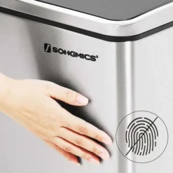 Songmics Mülleimer LTB48NL, Silber, Aus Edelstahl, 2 X 24 Liter -Songmics Verkaufsgeschäft f30b2635ed4f844aad4cecc91e63e84e562bbfd5 muelleimer songmics ltb48nl silber