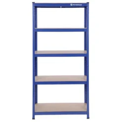 Songmics Schwerlastregal GLR30Q, Blau, 75 X 150 X 30cm, 130kg / Boden, Steckregal, 5 Holzböden -Songmics Verkaufsgeschäft f41fcf4deddb2e0fdd4bc86e155b6dc4f15a48bc schwerlastregal songmics blau 75 x 150 x 30cm
