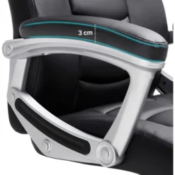 Songmics OBG21B Chefsessel, Kunstleder Schwarz, Bis 150 Kg, Mit Armlehnen 6 Songmics OBG21B Chefsessel, Kunstleder Schwarz, Bis 150 Kg, Mit Armlehnen -Songmics Verkaufsgeschäft f8492c51970d0c28b619901e87079b9dfc3690c0 chefsessel songmics obg21b